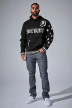 Load image into Gallery viewer, JORDAN CRAIG D-TOWN PULLOVER HOODIE (BLACK)