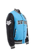 Load image into Gallery viewer, JORDAN CRAIG D-TOWN VARSITY JACKET (LION BLUE)