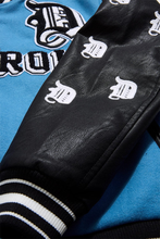 Load image into Gallery viewer, JORDAN CRAIG D-TOWN VARSITY JACKET (LION BLUE)