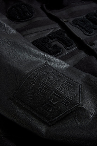 JORDAN CRAIG TRACKSTAR VARSITY JACKET (BLACKOUT)