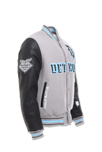 Load image into Gallery viewer, JORDAN CRAIG D-TOWN VARSITY JACKET (LION GREY)