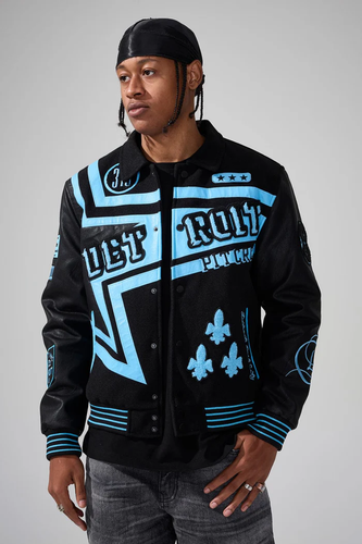 JORDAN CRAIG TRACKSTAR VARSITY JACKET (LIONS)