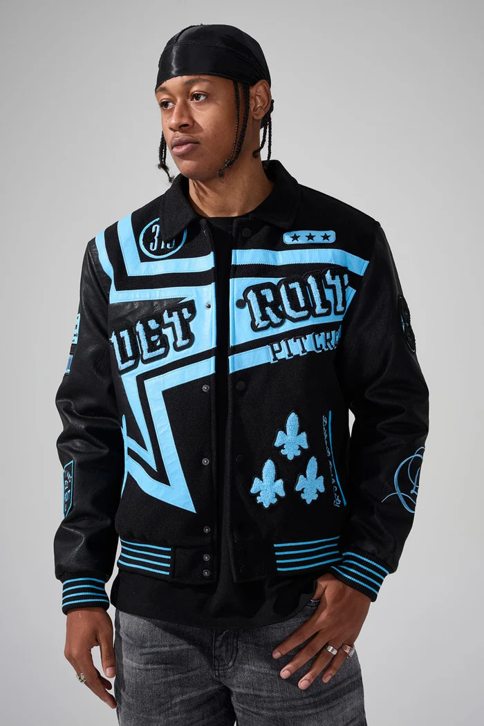 JORDAN CRAIG TRACKSTAR VARSITY JACKET (LIONS)