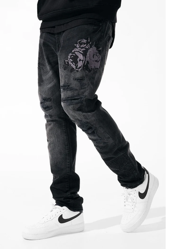 JORDAN CRAIG SEAN-ETERNAL DARKNESS DENIM JEANS JS1211 (BLACK SHADOW)