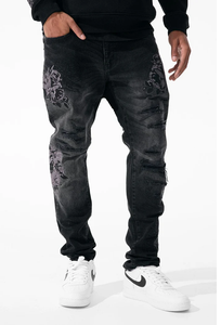 JORDAN CRAIG SEAN-ETERNAL DARKNESS DENIM JEANS JS1211 (BLACK SHADOW)