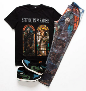 JORDAN CRAIG SEAN ETERNAL SALVATION DENIM JEAN (BURNT OCRE)