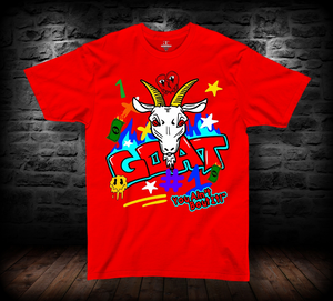 GAME CHANGERS "CC GOAT" Tee (Red)
