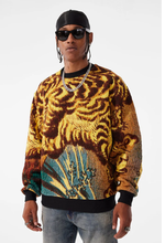 Load image into Gallery viewer, JORDAN CRAIG SILK ROAD CREWNECK SWEATER (GOLD DRAGON)