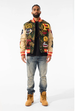 Load image into Gallery viewer, JORDAN CRAIG HELLCAT VARSITY JACKET (VINTAGE CAMO)