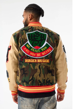Load image into Gallery viewer, JORDAN CRAIG HELLCAT VARSITY JACKET (VINTAGE CAMO)