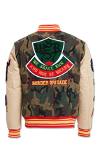Load image into Gallery viewer, JORDAN CRAIG HELLCAT VARSITY JACKET (VINTAGE CAMO)