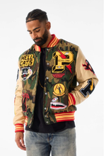 Load image into Gallery viewer, JORDAN CRAIG HELLCAT VARSITY JACKET (VINTAGE CAMO)