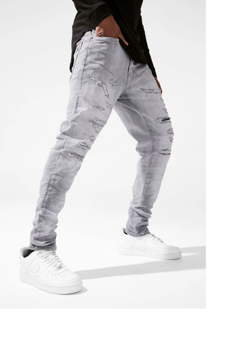 JORDAN CRAIG SEAN - HIGH POINT DENIM JEANS JS1095 (ARTIC GREY)