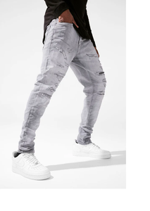 JORDAN CRAIG SEAN - HIGH POINT DENIM JEANS JS1095 (ARTIC GREY)