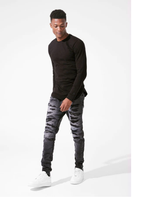 Load image into Gallery viewer, JORDAN CRAIG SEAN - HIGH POINT DENIM JEANS JS1095 (BLACK SHADOW)