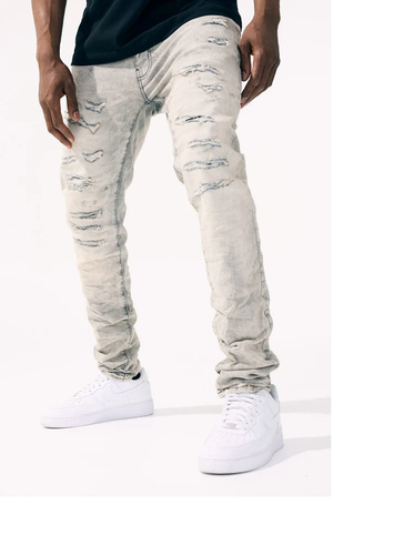 JORDAN CRAIG SEAN - HIGH POINT DENIM JEANS JS1095 (BONE WHITE)