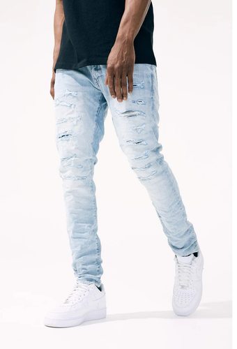 JORDAN CRAIG SEAN - HIGH POINT DENIM JEANS JS1095 (SKY BLUE)