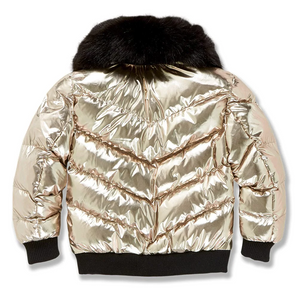 JORDAN CRAIG KIDS FLATBUSH BOMBER JACKET (GOLD)