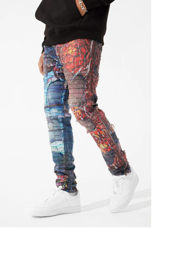 JORDAN CRAIG SEAN - ETERNAL SALVATION DENIM (LICHEN BLUE)