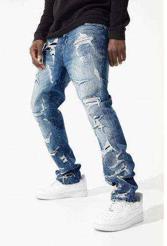 JORDAN CRAIG COLLINS - LOS ALAMOS DENIM JEANS JC1178 (AGED WASH)