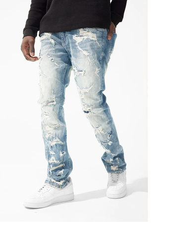JORDAN CRAIG COLLINS - LOS ALAMOS DENIM JEANS JC1178 (ICED LAGER)