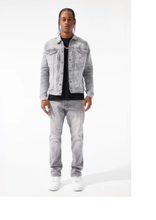Load image into Gallery viewer, JORDAN CRAIG MEADOWLANDS PURE DENIM JEANS MONOCHROME JC1220 (CEMENT WASH)