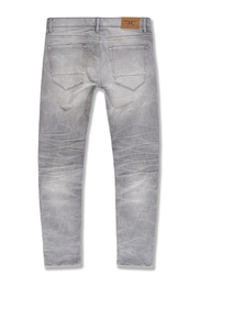 JORDAN CRAIG MEADOWLANDS PURE DENIM JEANS MONOCHROME JC1220 (CEMENT WASH)