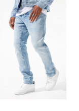 Load image into Gallery viewer, JORDAN CRAIG COLLINS MEADOWLANDS PURE DENIM JEANS AZURE JC1220 (LIGHTNING BLUE)