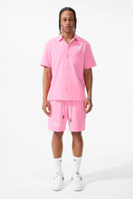 Load image into Gallery viewer, Jordan Craig Oakland Mechanic 2pc. Short Set (Pink)