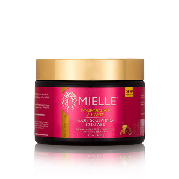 MIELLE POMEGRANATE & HONEY COIL SCULPTING CUSTARD 12oz