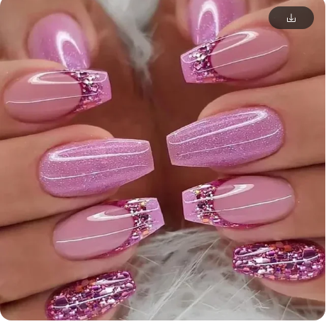 24Pcs Short False Press On Nails (B2322022)