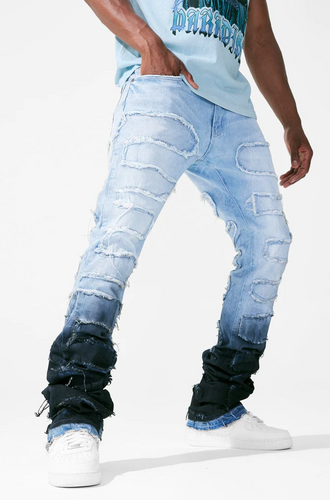 JORDAN CRAIG MARTIN STACKED - OASIS DENIM JEAN (BLUE WAVE)