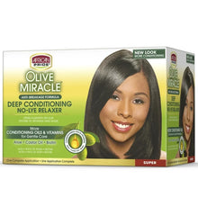 Load image into Gallery viewer, AFRICAN PRIDE OLIVE MIRACLE DEEP CONDITIONING RELAXER