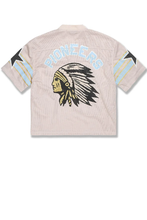 Load image into Gallery viewer, Jordan Craig Pioneer Football Jersey &amp; Pioneer Mesh Shorts (Cream)