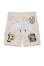 Load image into Gallery viewer, Jordan Craig Pioneer Football Jersey &amp; Pioneer Mesh Shorts (Cream)