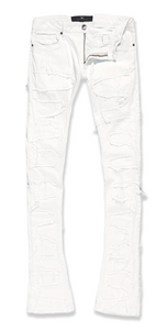 JORDAN CRAIG MARTIN STACKED - PYTHON DENIM JEAN (PLASTER)