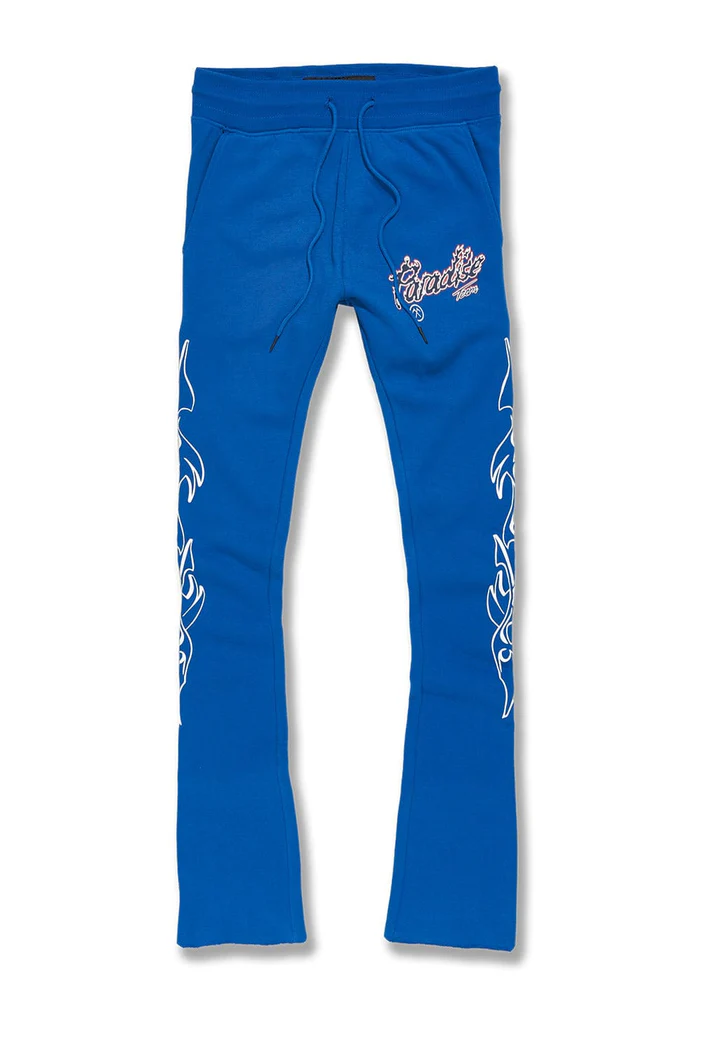 JORDAN CRAIG PARADISE TOUR STACKED SWEATPANTS (IMPERIAL BLUE)