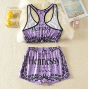 Load image into Gallery viewer, Women&#39;s 2pc *Ennessy Tank and Short Set IN STORES NOW! (Purple)