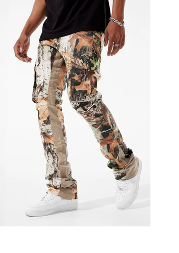 JORDAN CRAIG MARTIN STACKED - CAMO CARGO DENIM (REAL TREE)