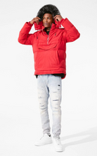 Load image into Gallery viewer, JORDAN CRAIG CONCORD PULLOVER ANORAK JACKET (RED)