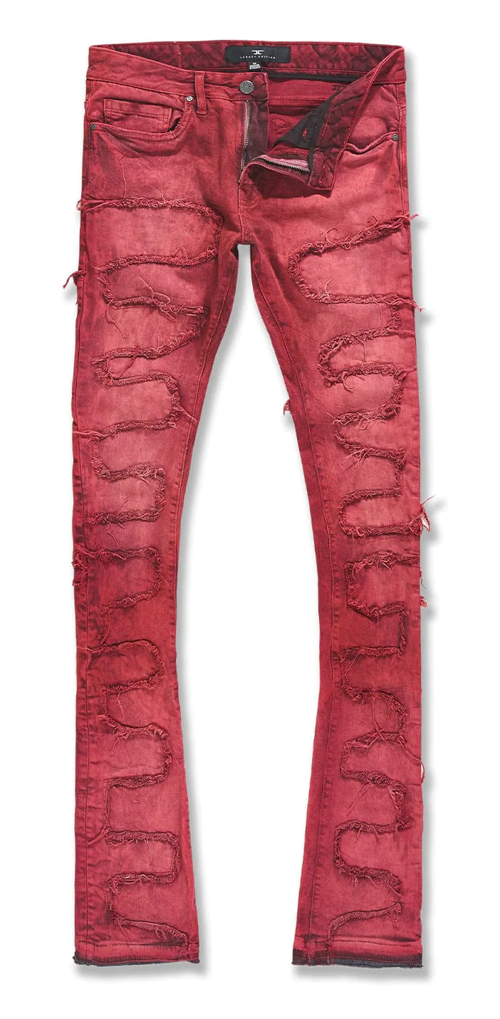 JORDAN CRAIG MARTIN STACKED - OASIS DENIM (RED)