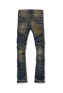 Jordan Craig Martin Stacked Ripple Effect Jeans (Dark Vintage) JTF1157