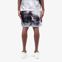 Load image into Gallery viewer, COPPER RIVET &quot;RACING SMOKE&quot; SATIN 2PC SET (WHITE)
