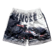 Load image into Gallery viewer, COPPER RIVET &quot;RACING SMOKE&quot; SATIN 2PC SET (WHITE)