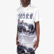 Load image into Gallery viewer, COPPER RIVET &quot;RACING SMOKE&quot; SATIN 2PC SET (WHITE)