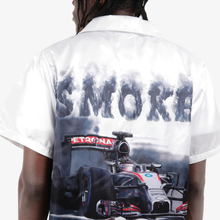 Load image into Gallery viewer, COPPER RIVET &quot;RACING SMOKE&quot; SATIN 2PC SET (WHITE)