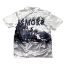 Load image into Gallery viewer, COPPER RIVET &quot;RACING SMOKE&quot; SATIN 2PC SET (WHITE)