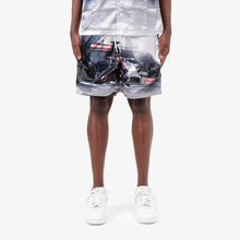 Load image into Gallery viewer, COPPER RIVET &quot;RACING SMOKE&quot; SATIN 2PC SET (WHITE)