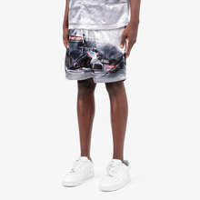 Load image into Gallery viewer, COPPER RIVET &quot;RACING SMOKE&quot; SATIN 2PC SET (WHITE)