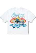 Load image into Gallery viewer, Jordan Craig Sea Monster Cropped Boxy T-Shirt (White)(Joggers sold separately!)